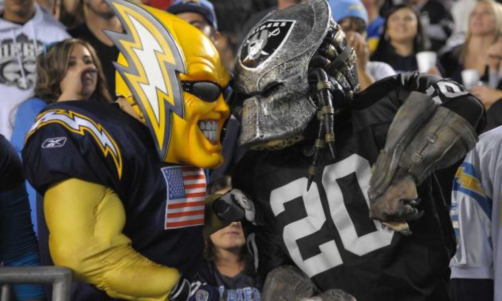 San Diego Chargers, Oakland Raiders