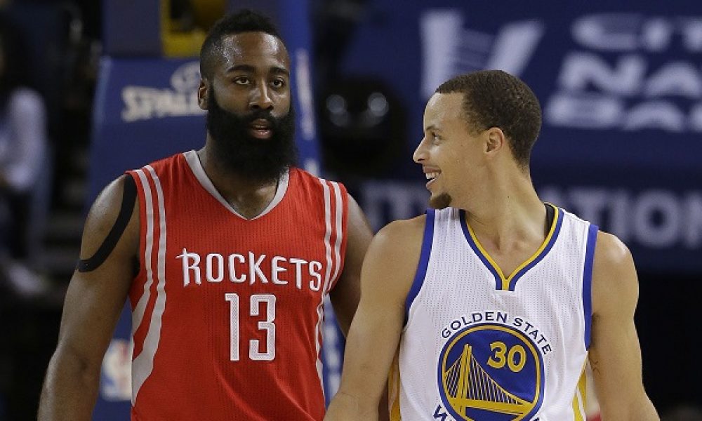 Stephen Curry, Rockets, Warriors, James Harden