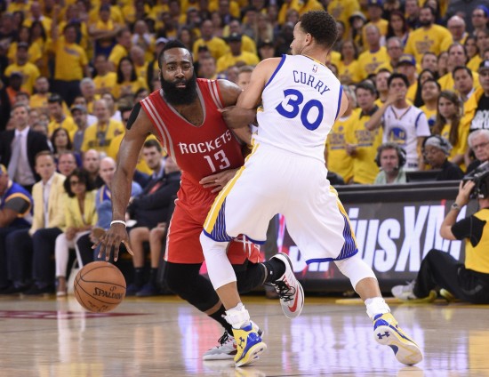 James Harden and Stephen Curry