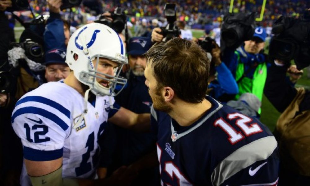 Andrew Luck and Tom Brady