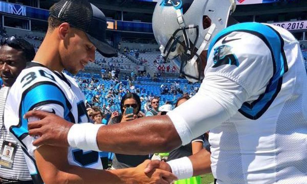 Stephen Curry and Cam Newton