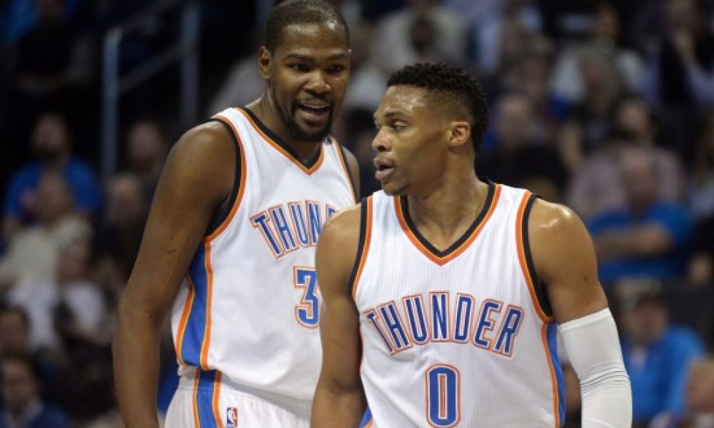 Kevin Durant and Russell Westbrook