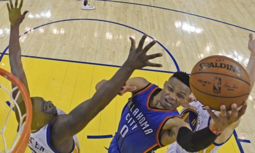 Russell Westbrook and Draymond Green