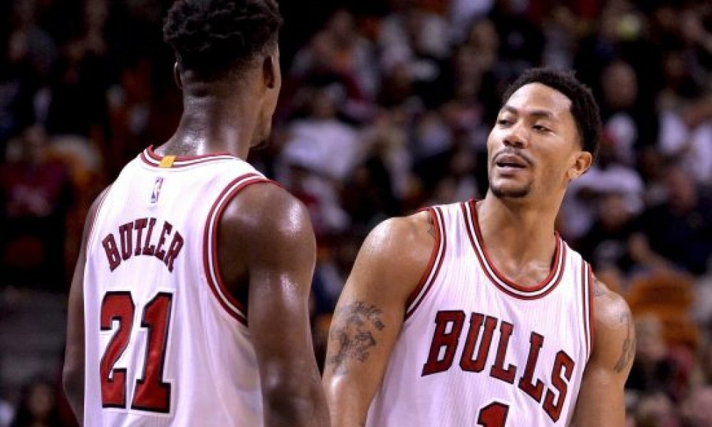 Derrick Rose and Jimmy Butler