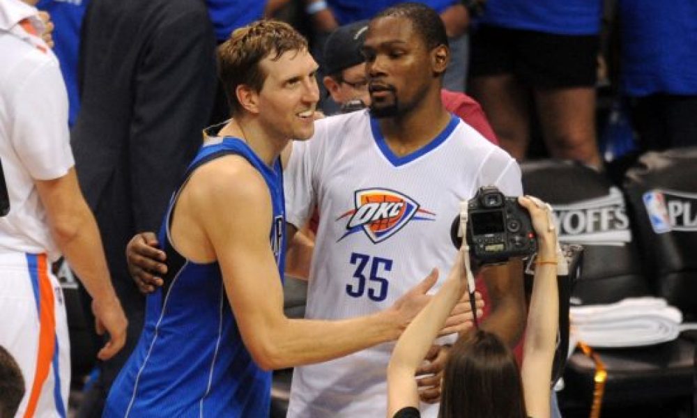 Kevin Durant and Dirk Nowitzki