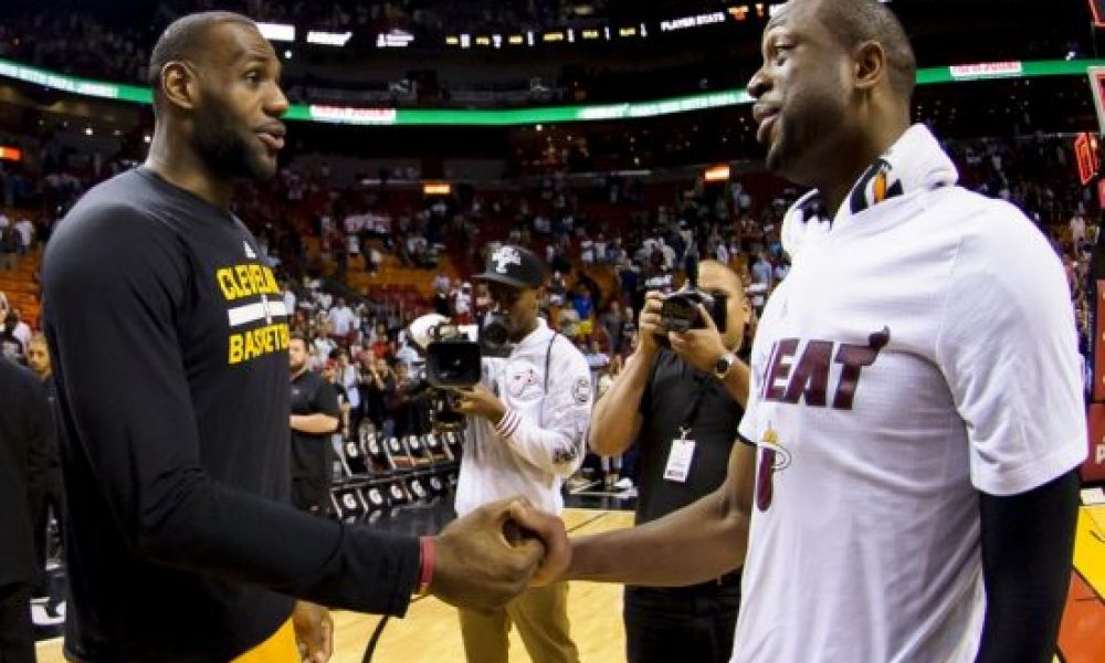 LeBron James and Dwyane Wade