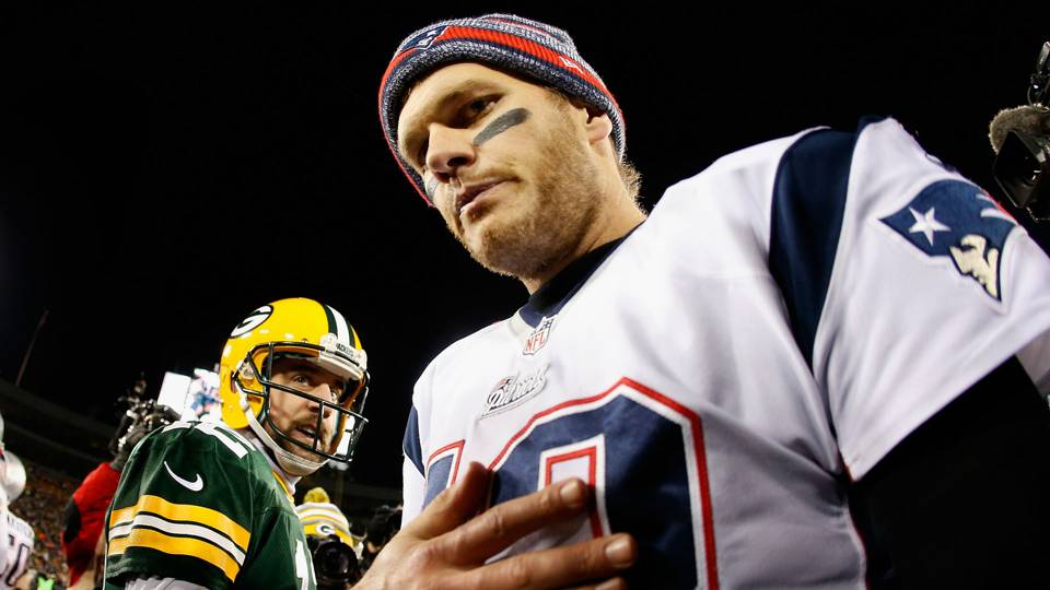 Tom Brady, Patriots, Aaron Rodgers, Packers