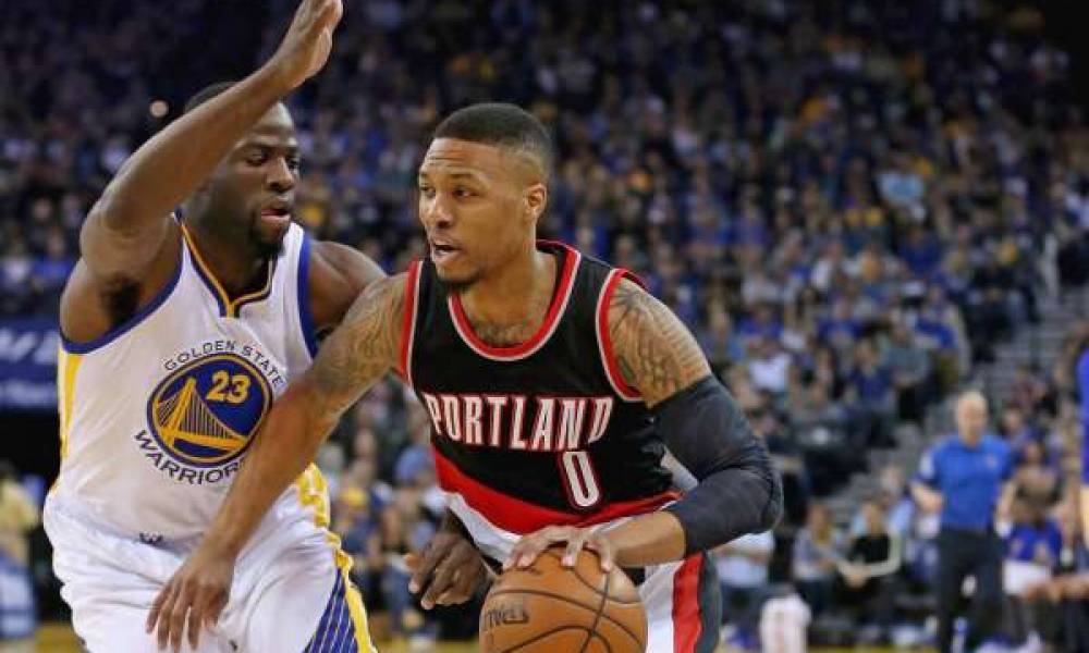 Damian Lilard, Blazer, Warriors, Draymond Green