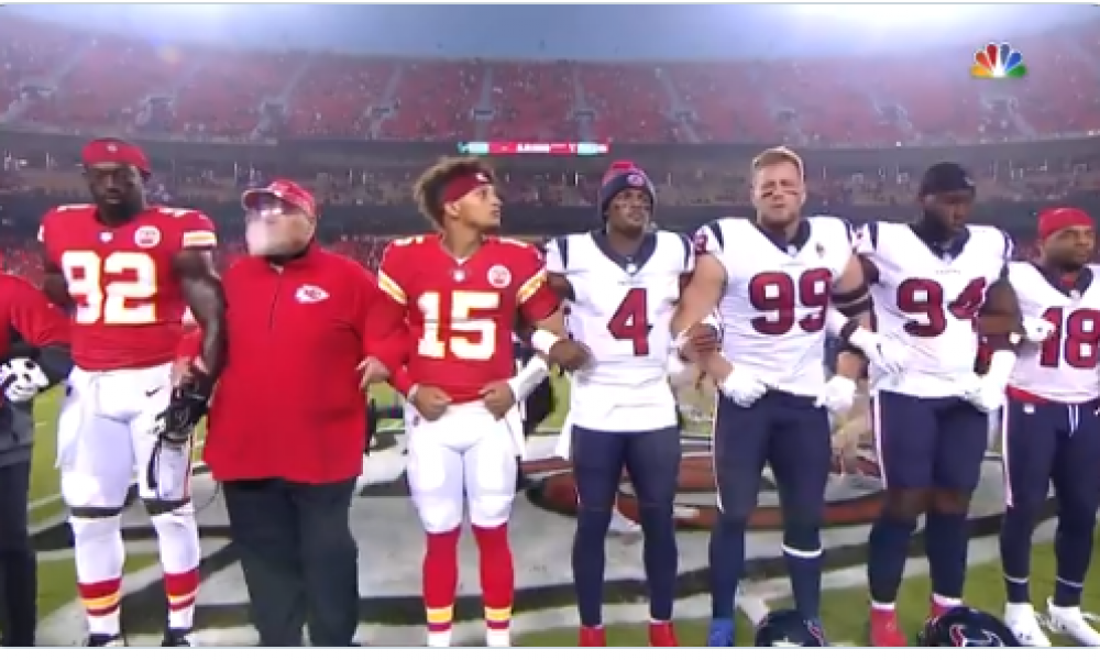 NFL Chiefs Texans Moment Of Silence