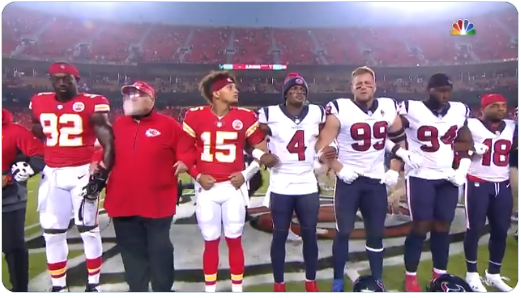 NFL Chiefs Texans Moment Of Silence