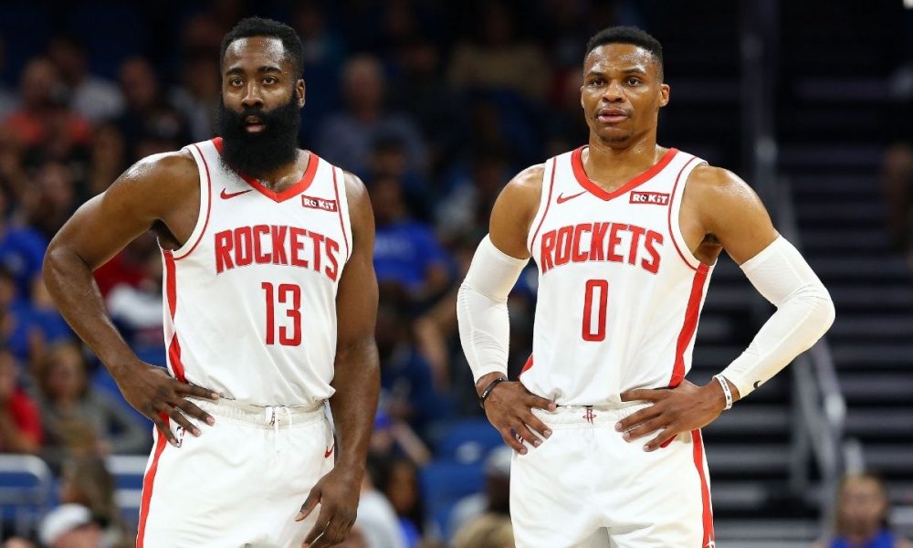 James Harden and Russell Westbrook