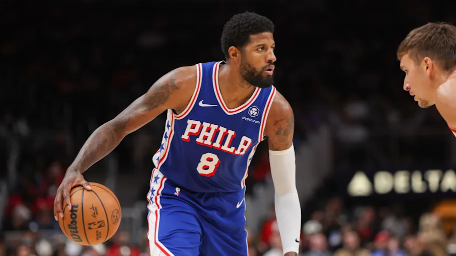 76ers star Paul George avoids serious injury in preseason game