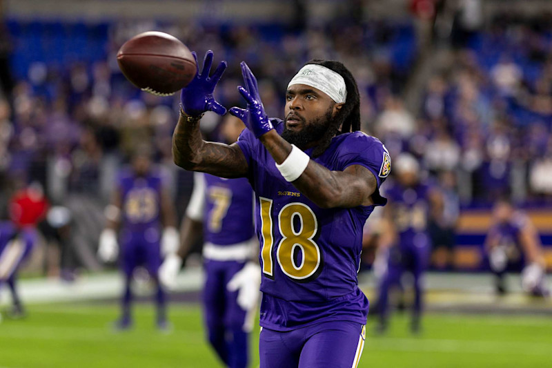 Ravens part ways with wide receiver Diontae Johnson